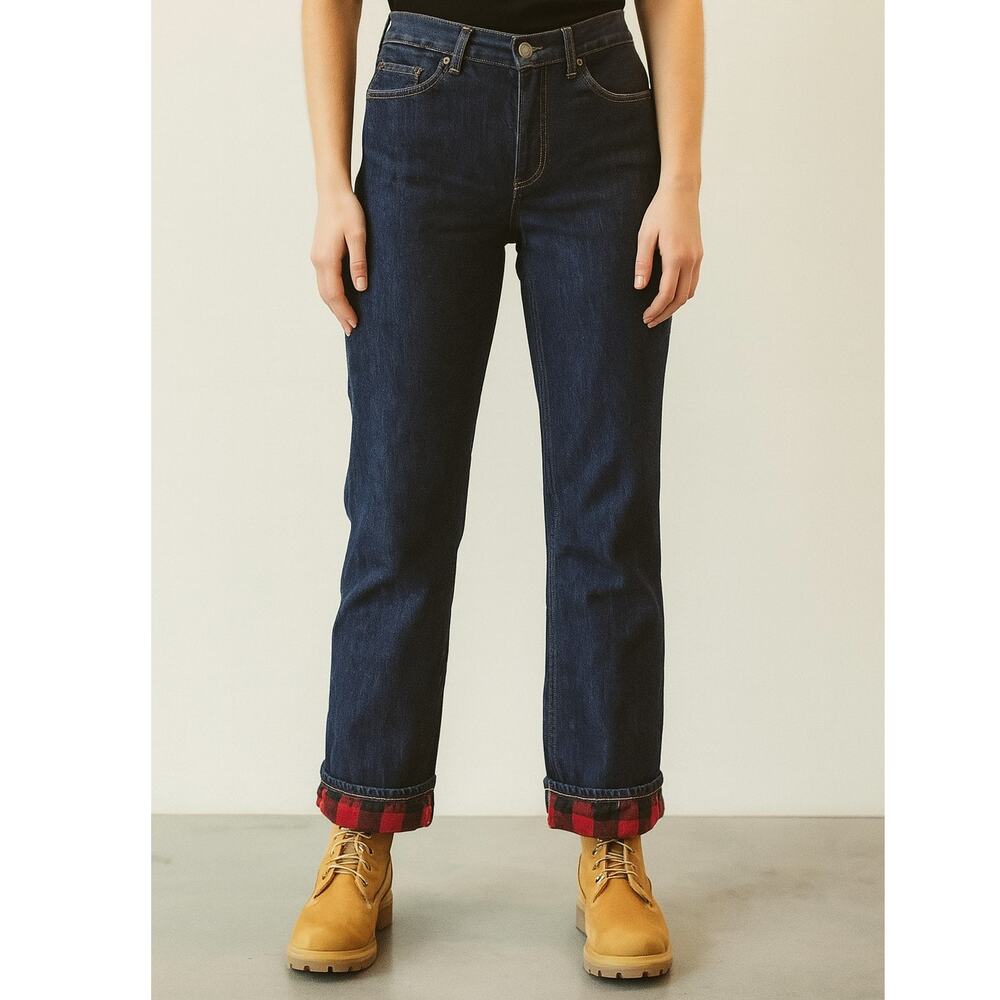 Carhartt Women's Straight Leg Jeans - Dark Blue